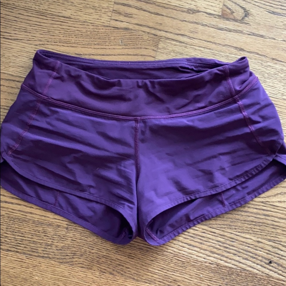dark adobe lululemon shorts size 4